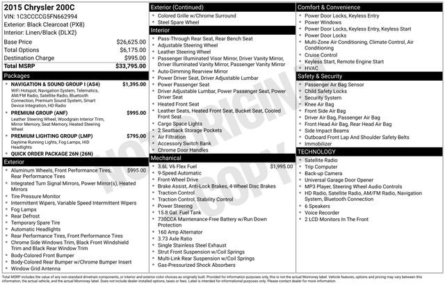 Used 2015 Black Chrysler C image 18