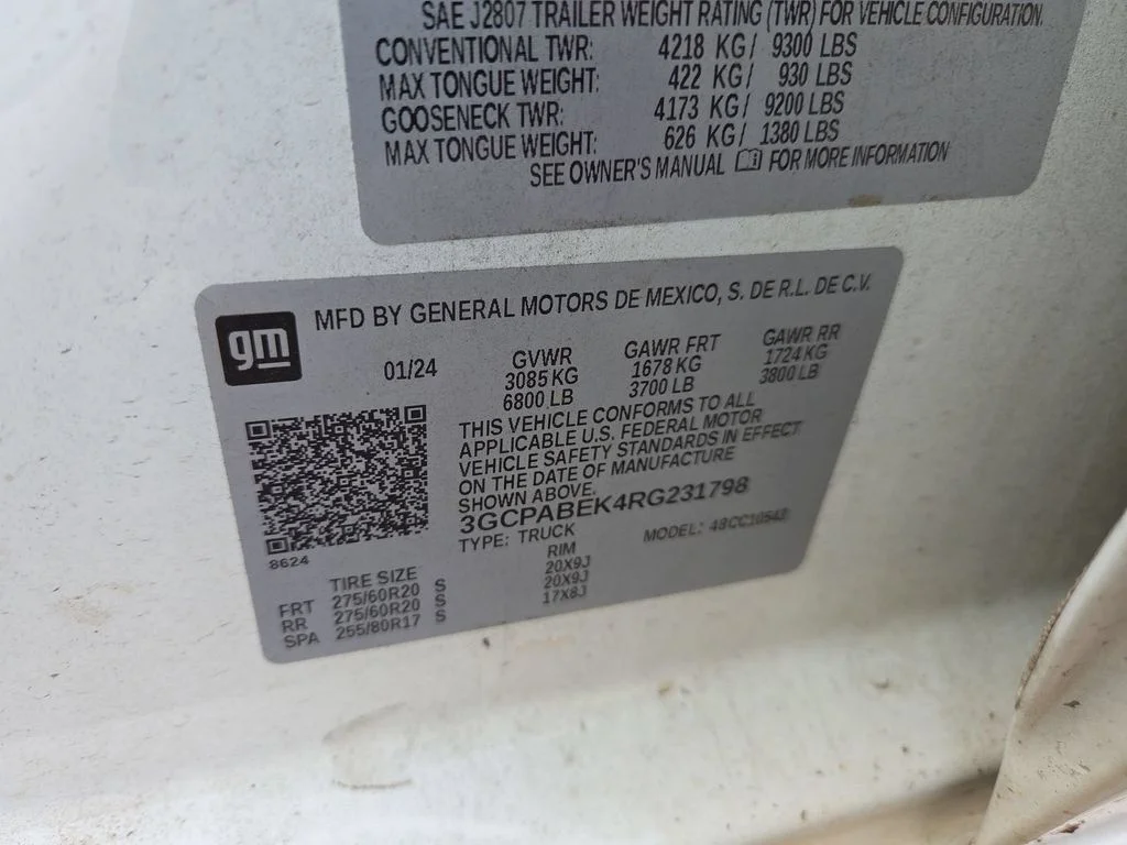 Certified Used 2024 White Chevrolet Custom image 23