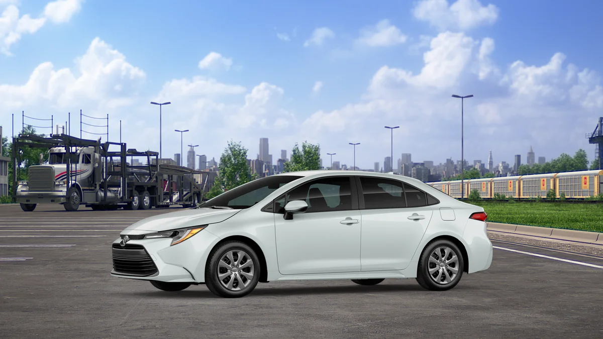 New 2026 Wind Chill Pearl Toyota LE image 3
