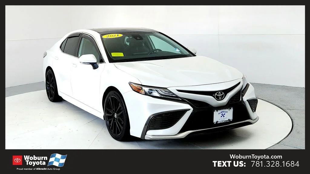 Certified Used 2021 Beige Toyota XSE image 1