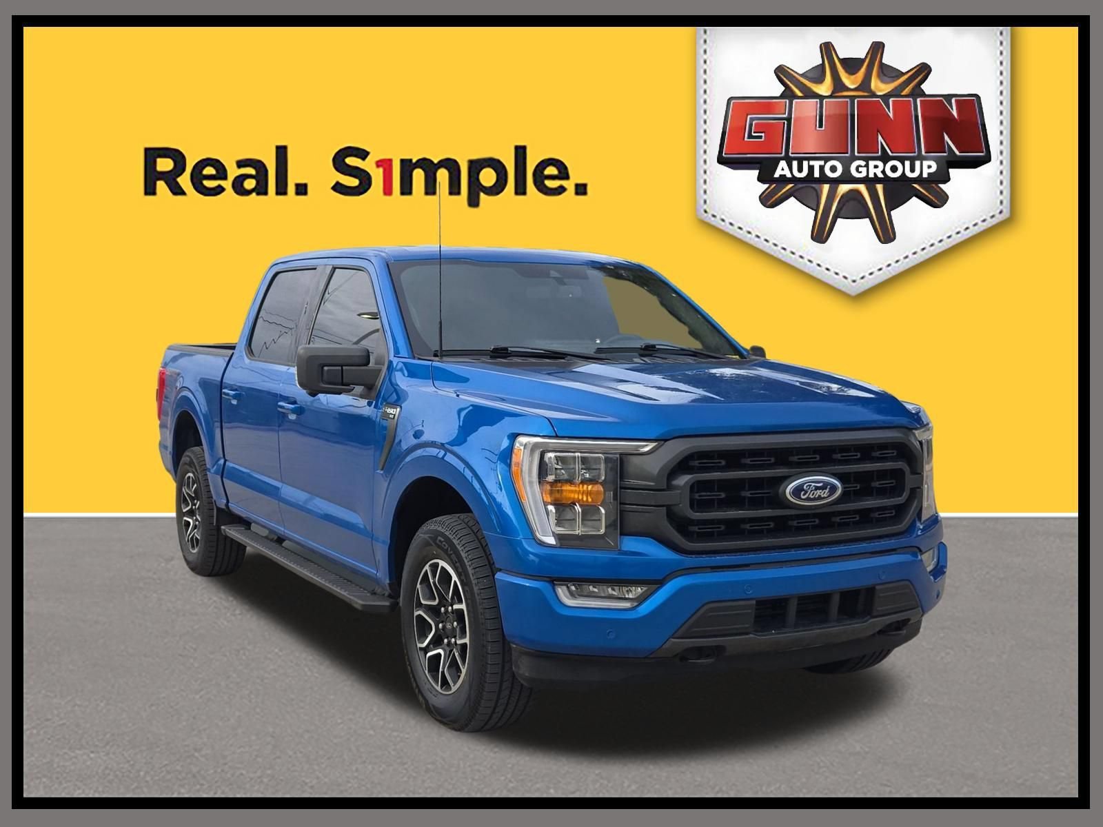 Used 2021 Blue Ford ECOBOOST image 1