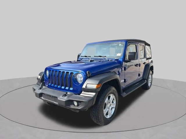 Used 2018 Blue Jeep Unlimited Sport S image 9