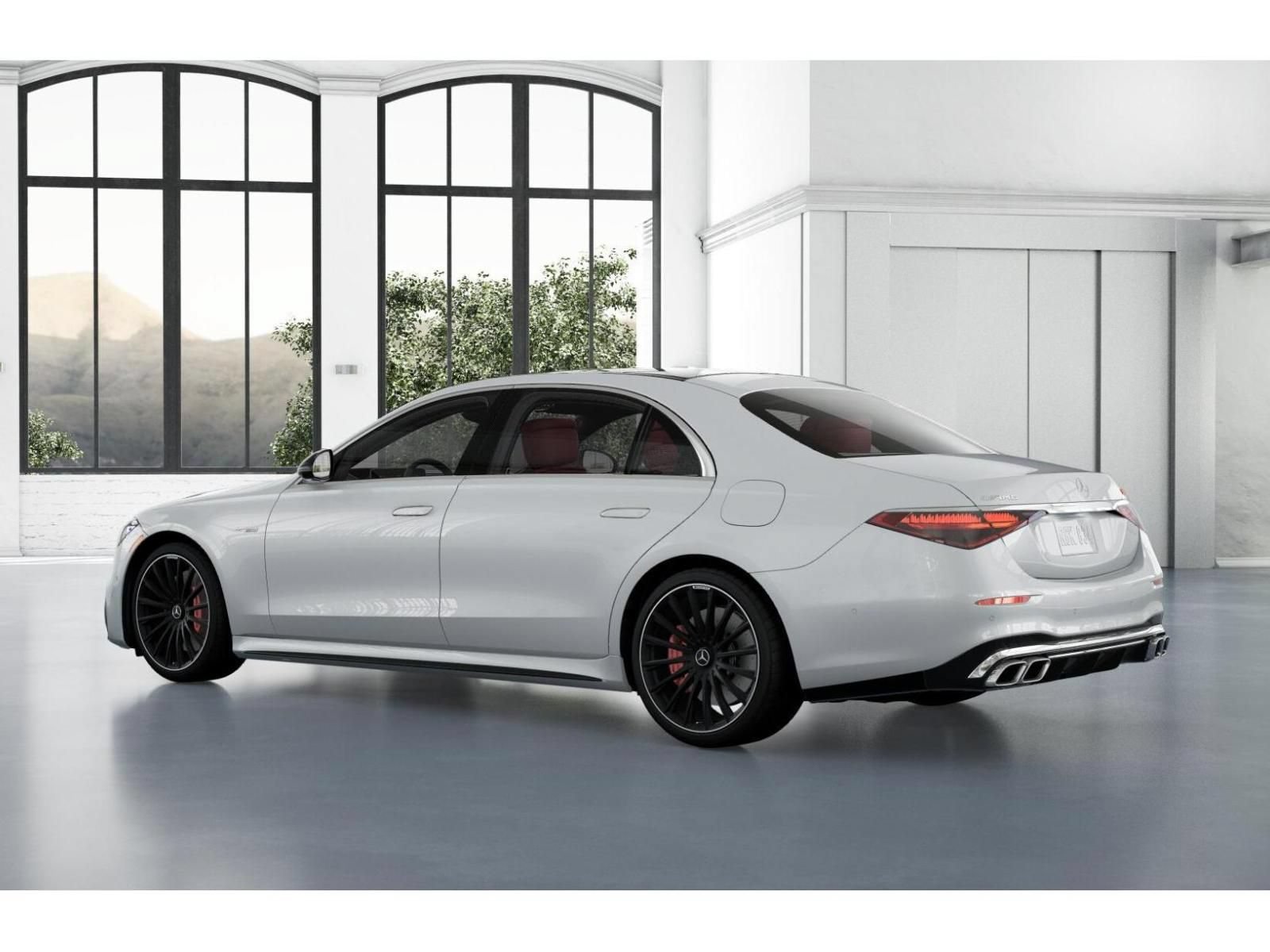 New 2026 MANUFAKTUR Moonlight White Metallic Mercedes-Benz S 63 E AMG® image 76