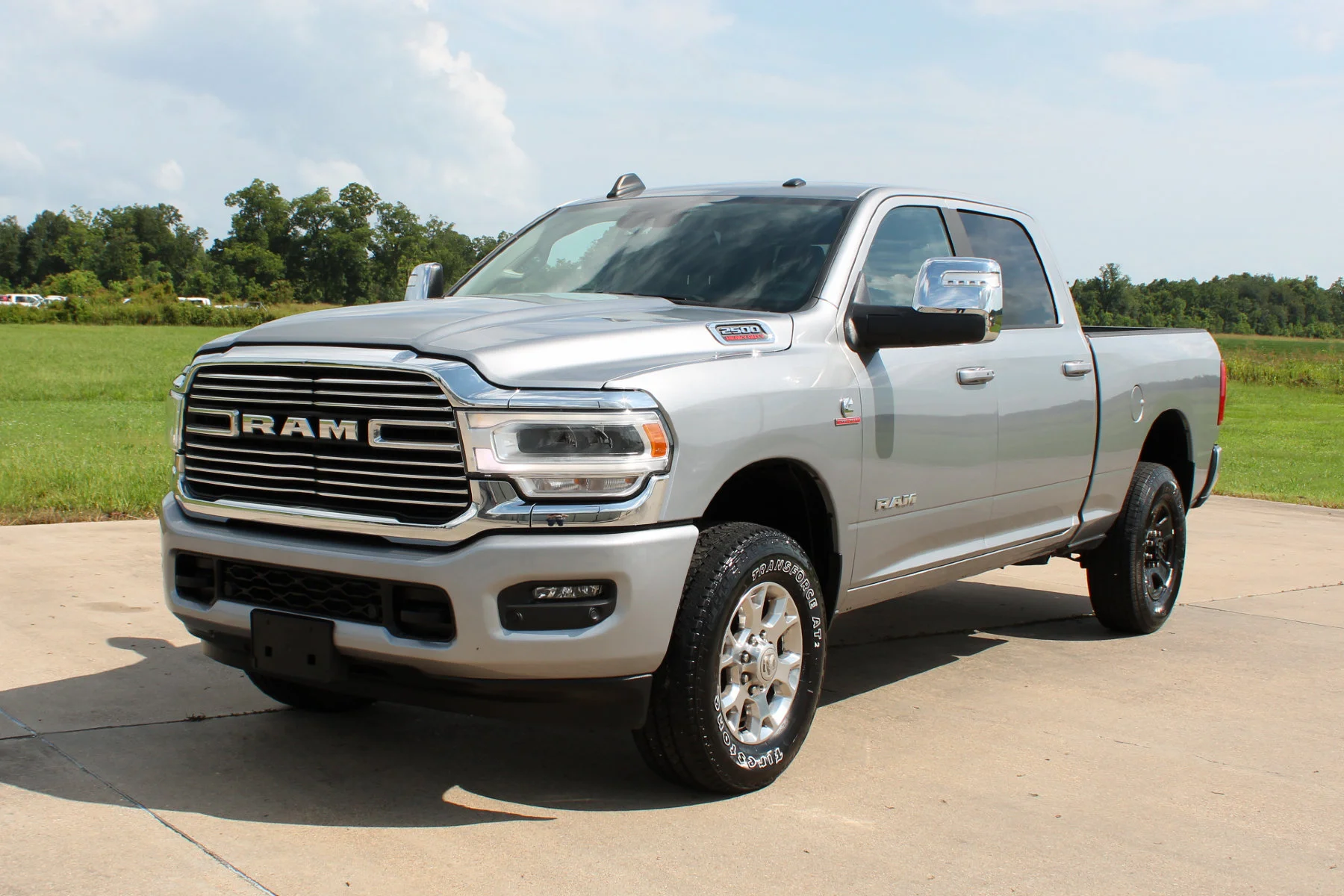 Used 2024 Billet Silver Metallic Clearcoat Ram Laramie 4x4 Crew Cab 6