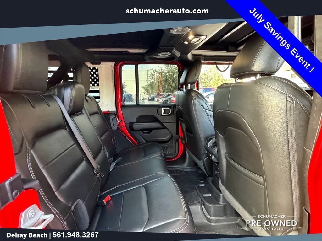 Used 2022 Red Jeep Unlimited Sahara image 15