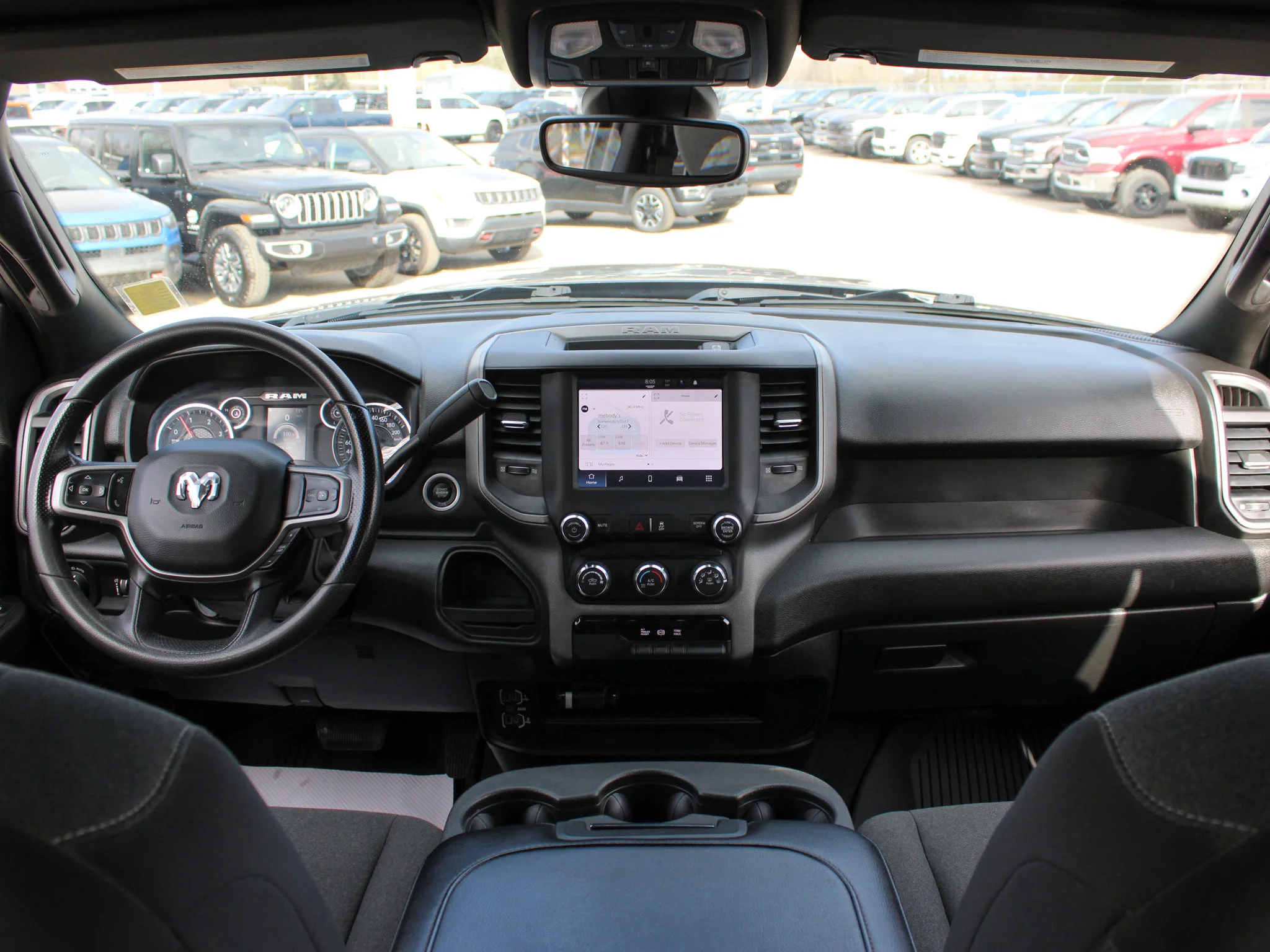 Certified Used 2023 Black RAM Tradesman * No Accidents | Diesel | Rear Air Suspension | Bedliner | Apple CarPlay | Backup Camera image 4