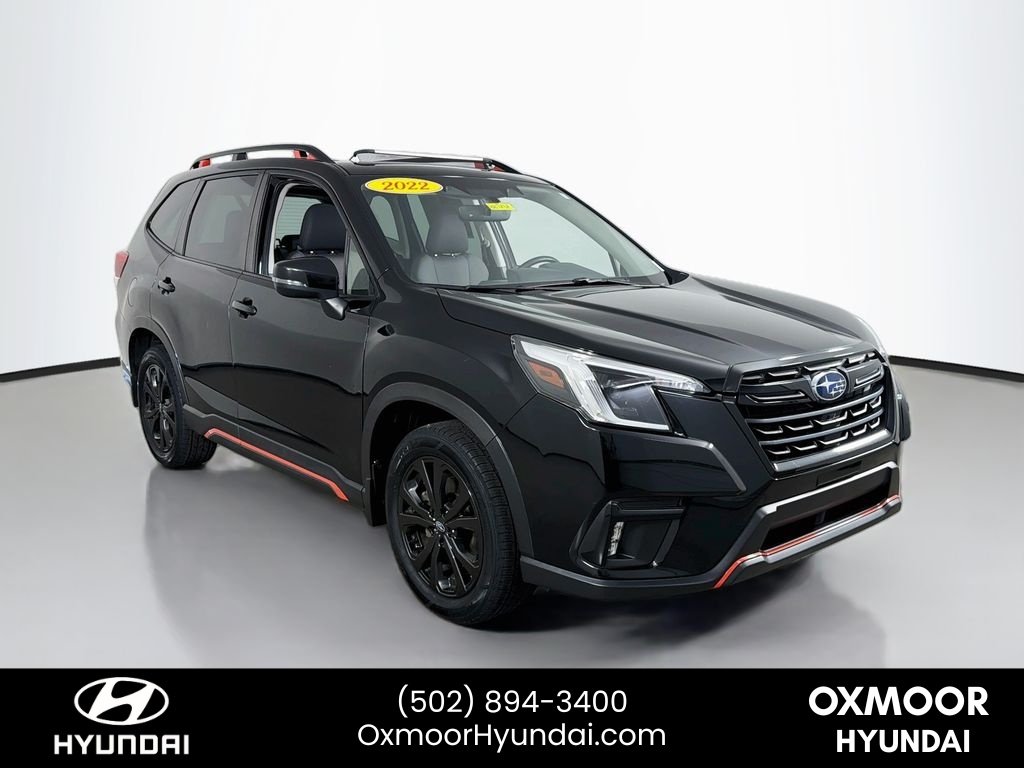 Used 2022 Crystal Black Silica Subaru Sport image 1