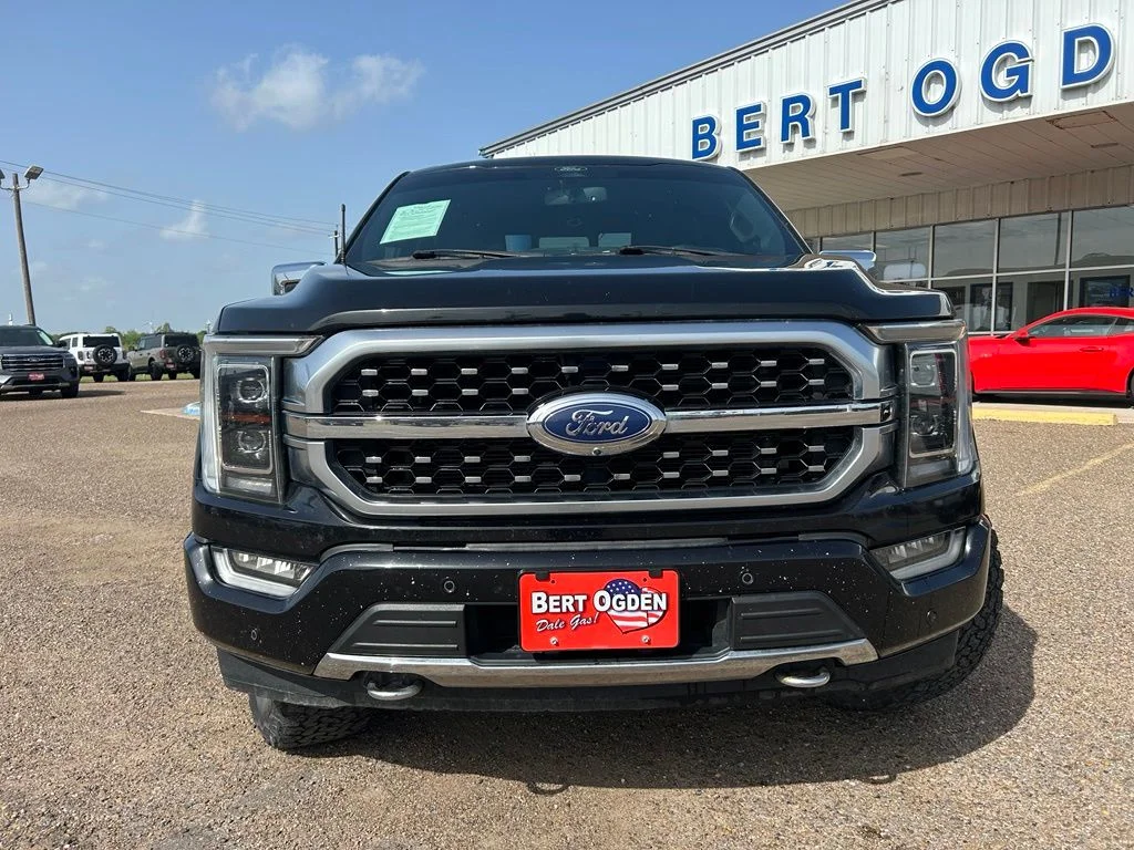 Used 2022 Black Metallic Ford Platinum image 2