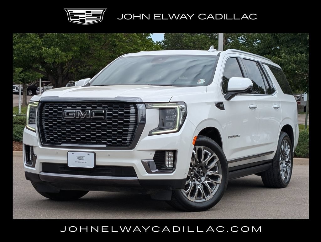 Used 2024 White Frost Tricoat GMC Denali Ultimate image 1