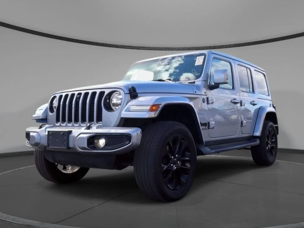 Used 2021 Billet Silver Metallic Jeep Unlimited High Altitude image 4