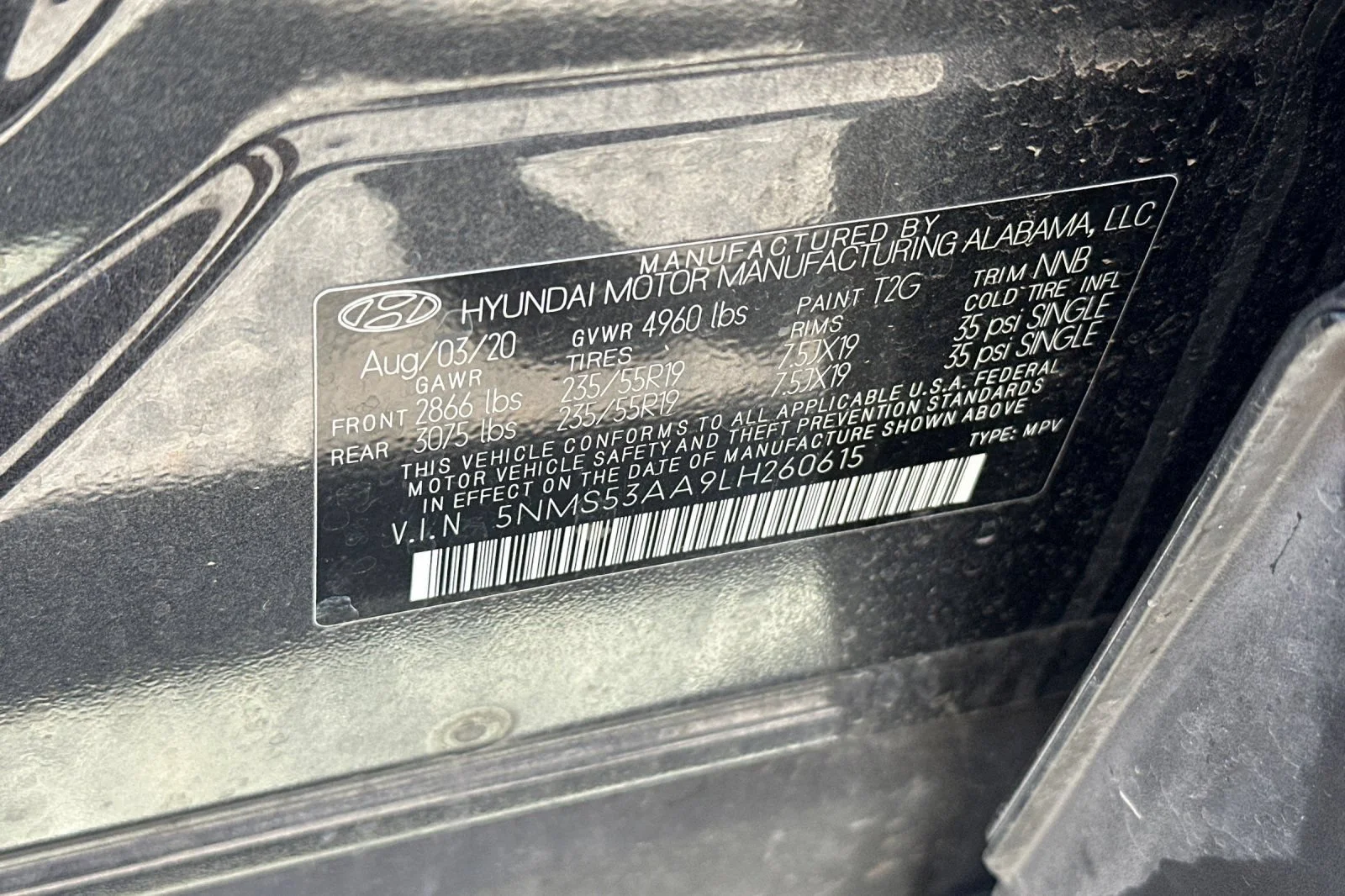 Used 2020 Gray Hyundai Limited image 30
