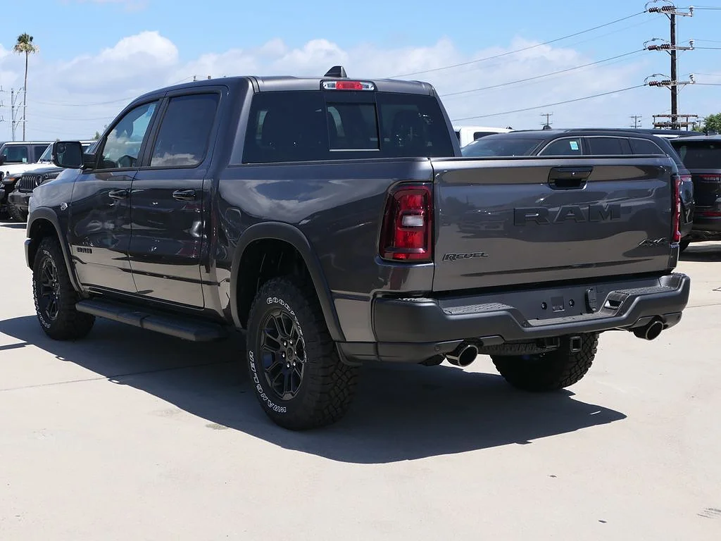 New 2026 Granite Crystal Metallic Clear Coat RAM Rebel Crew Cab 4x4 5