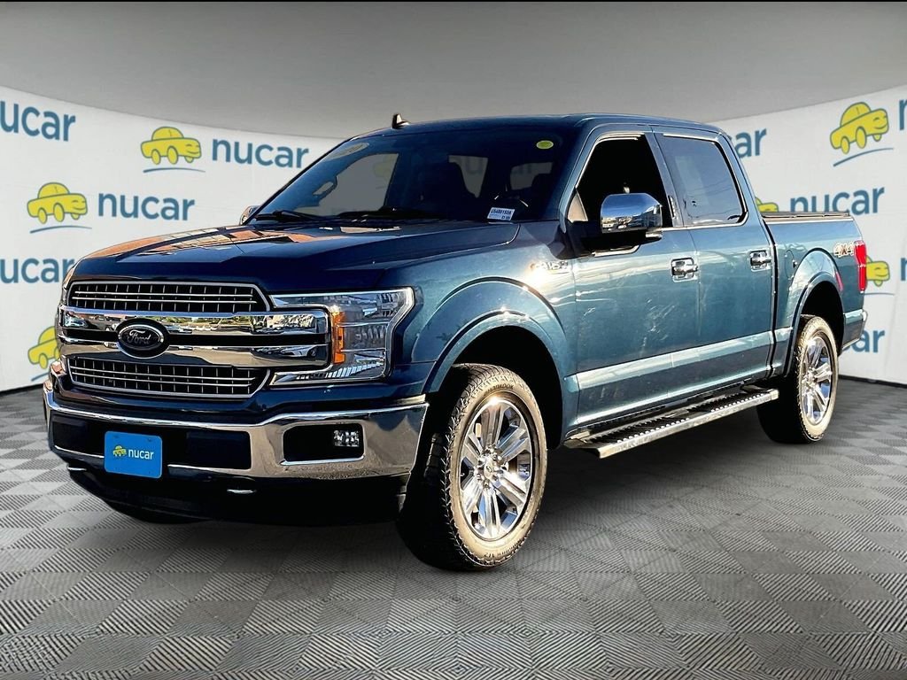 Used 2020 Blue Ford Lariat image 3