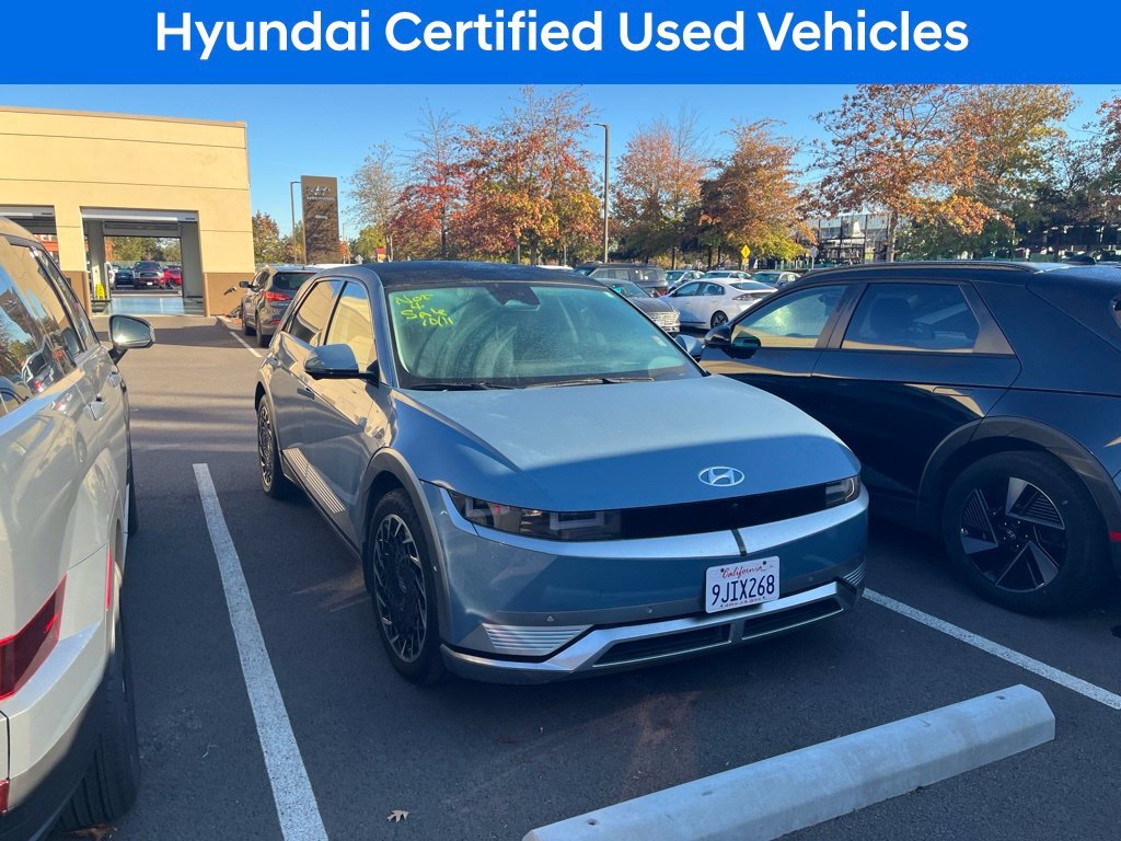 Certified Used 2023 Blue Hyundai Limited image 2