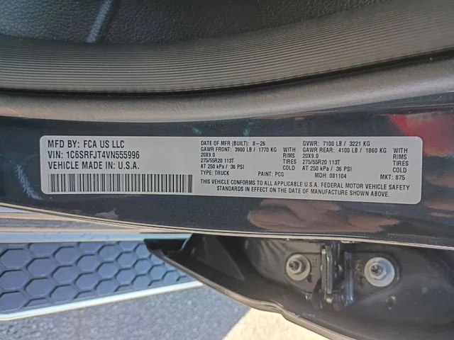New 2027 Forged Blue Metallic Exterior Paint RAM Laramie image 30