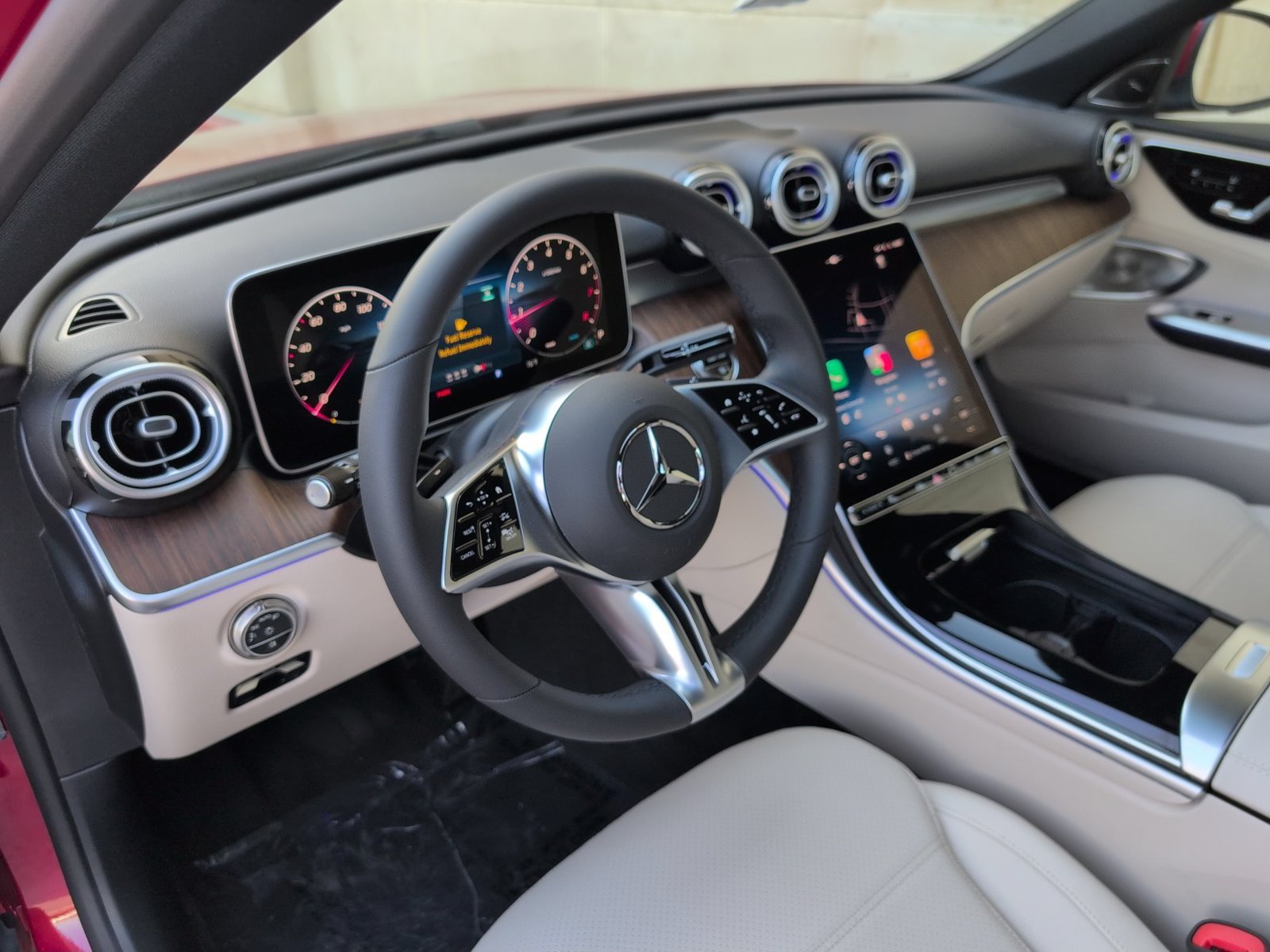 New 2026 MANUFAKTUR Patagonia Red Metallic Mercedes-Benz C 300 image 3
