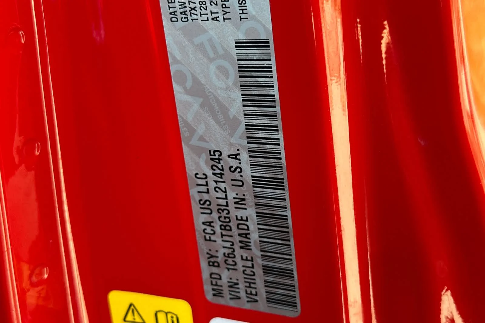 Certified Used 2020 Firecracker Red Clearcoat Jeep Rubicon image 29
