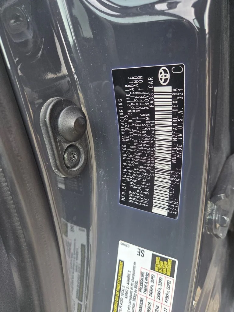 Used 2025 Black Toyota LE image 31