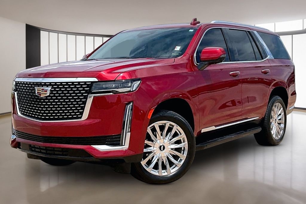 Used 2024 Red Cadillac Premium Luxury image 1
