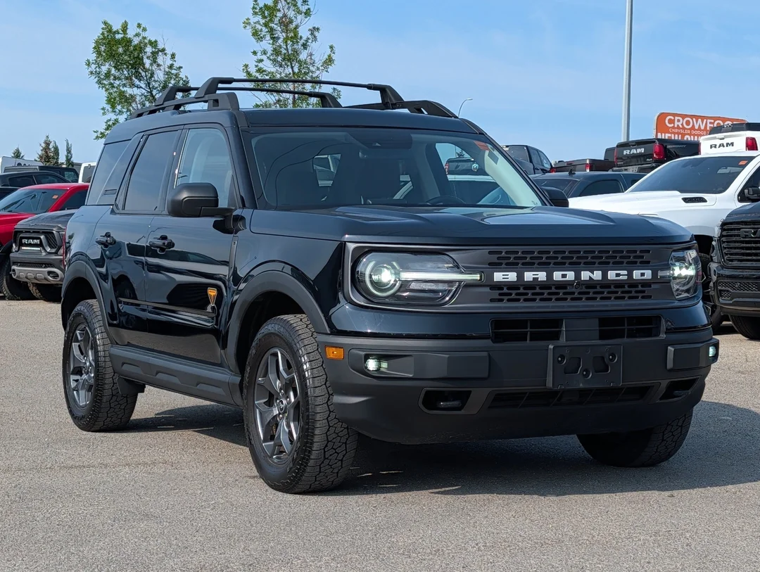 Certified Used 2023 Black Ford Badlands - - 4x4 - Power Sunroof - Fordpass Connect - Back Up Cam - Premium Pkg & More! image 2