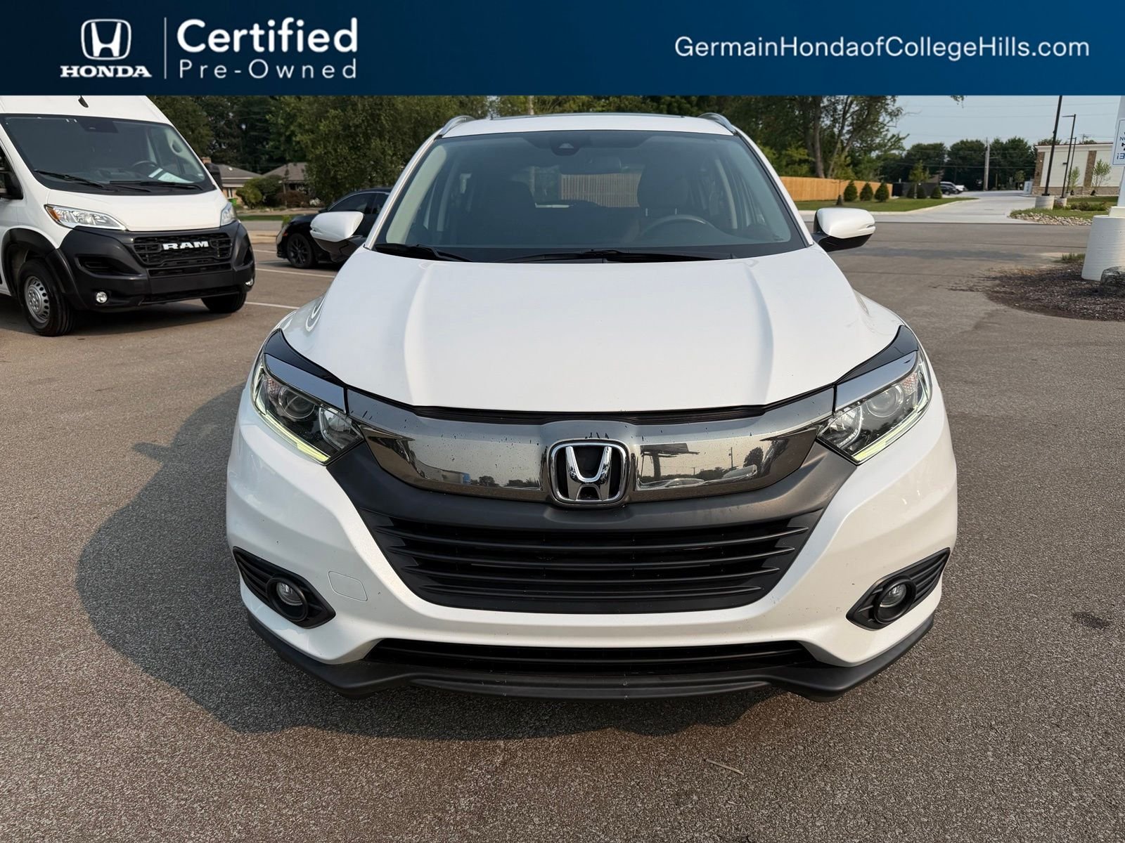 Certified Used 2019 Platinum White Pearl Honda EX image 2