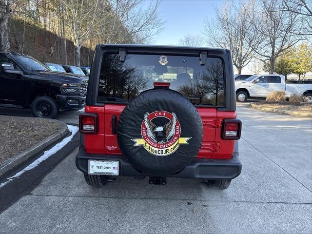 New 2026 Firecracker Red Clear-Coat Exterior Paint Jeep Sport S image 6