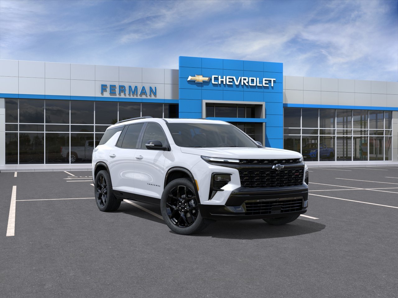 Used 2026 Polar White Tricoat Chevrolet AWD RS image 1