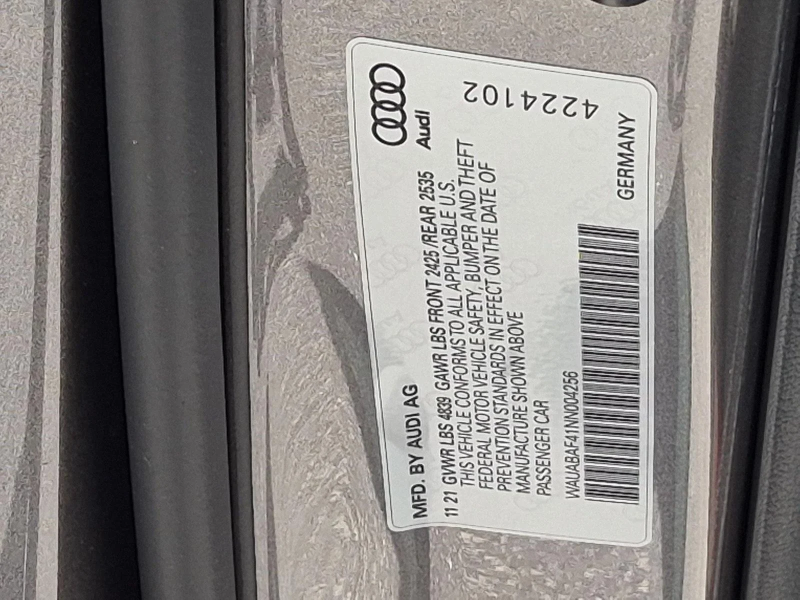 Used 2022 Florett Silver Metallic Audi Premium image 25