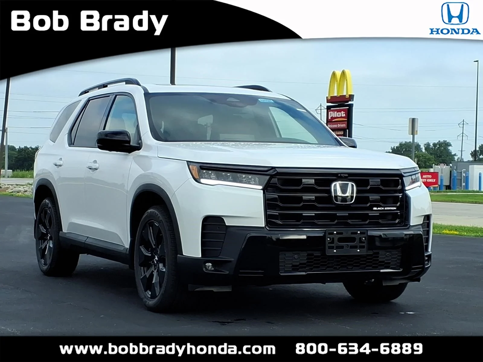 New 2026 Platinum White Pearl Honda Black Edition image 1