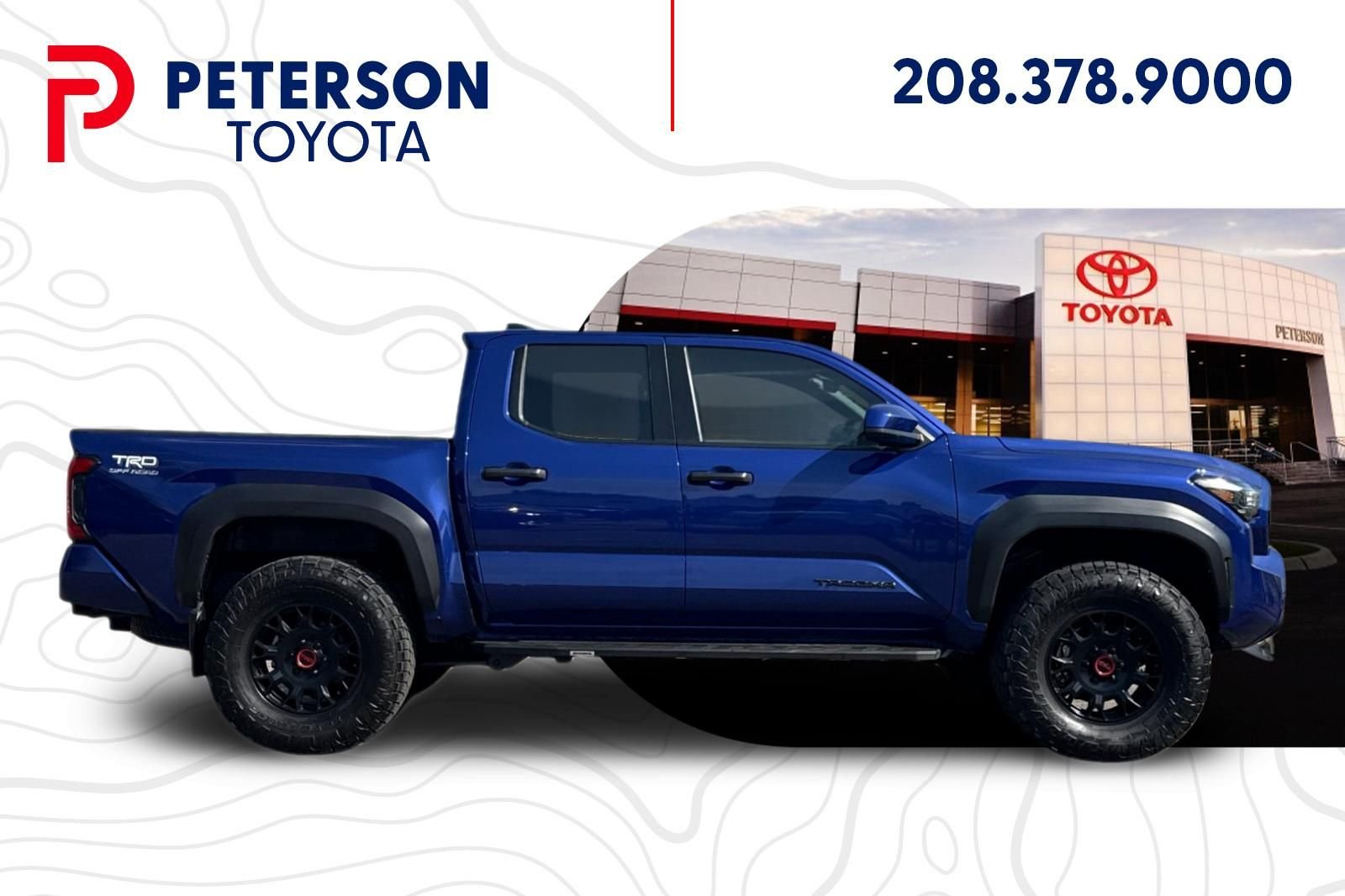 Used 2024 Blue Toyota TRD Off-Road image 2