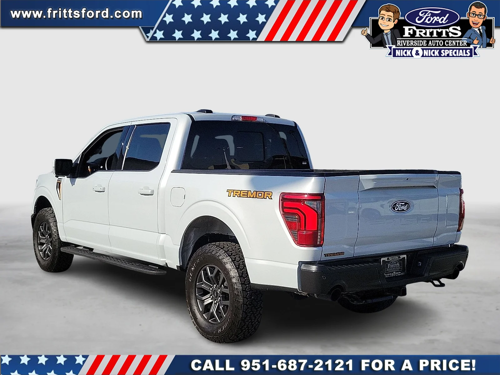 Certified Used 2025 White Metallic Ford Tremor image 3
