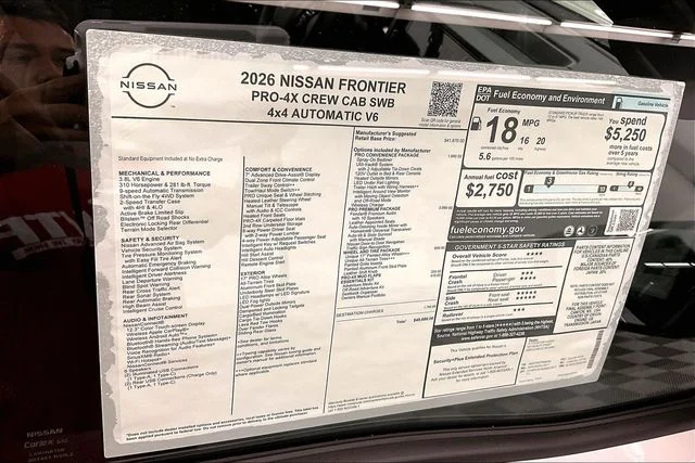 New 2026 Glacier White Nissan PRO-4X w/R Package image 44