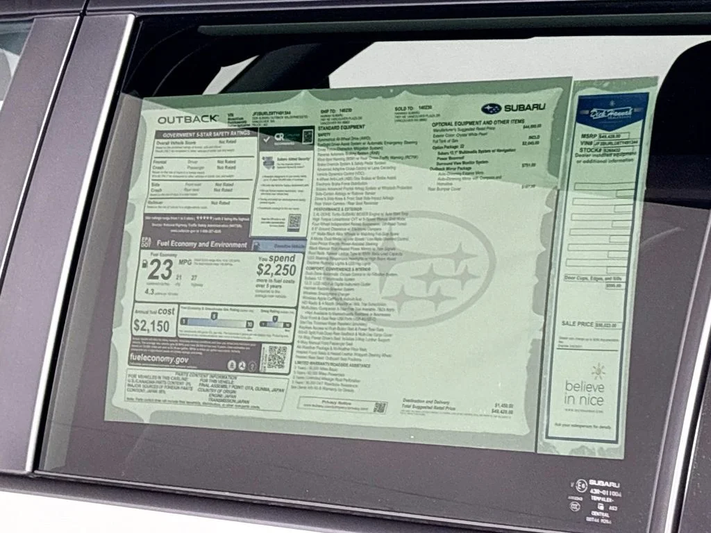 New 2026 CRYSTAL WHITE PEARL Subaru Wilderness image 25