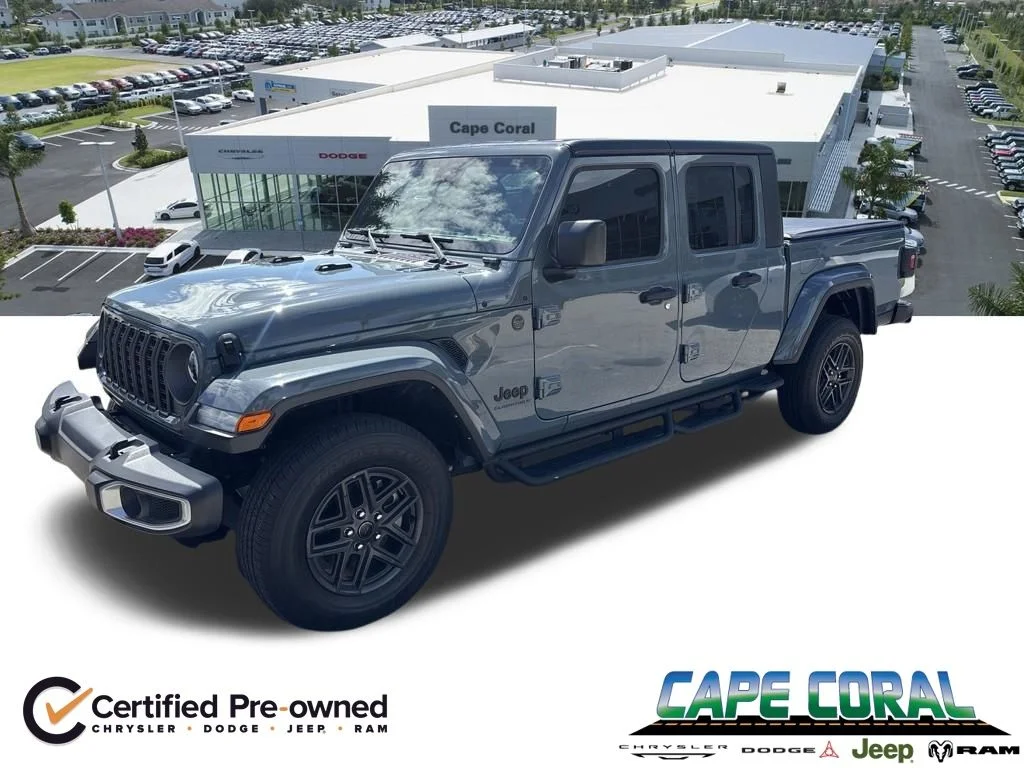 Certified Used 2024 Gray Jeep Sport S image 1