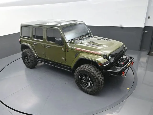 Used 2021 Green Jeep Unlimited Rubicon image 12