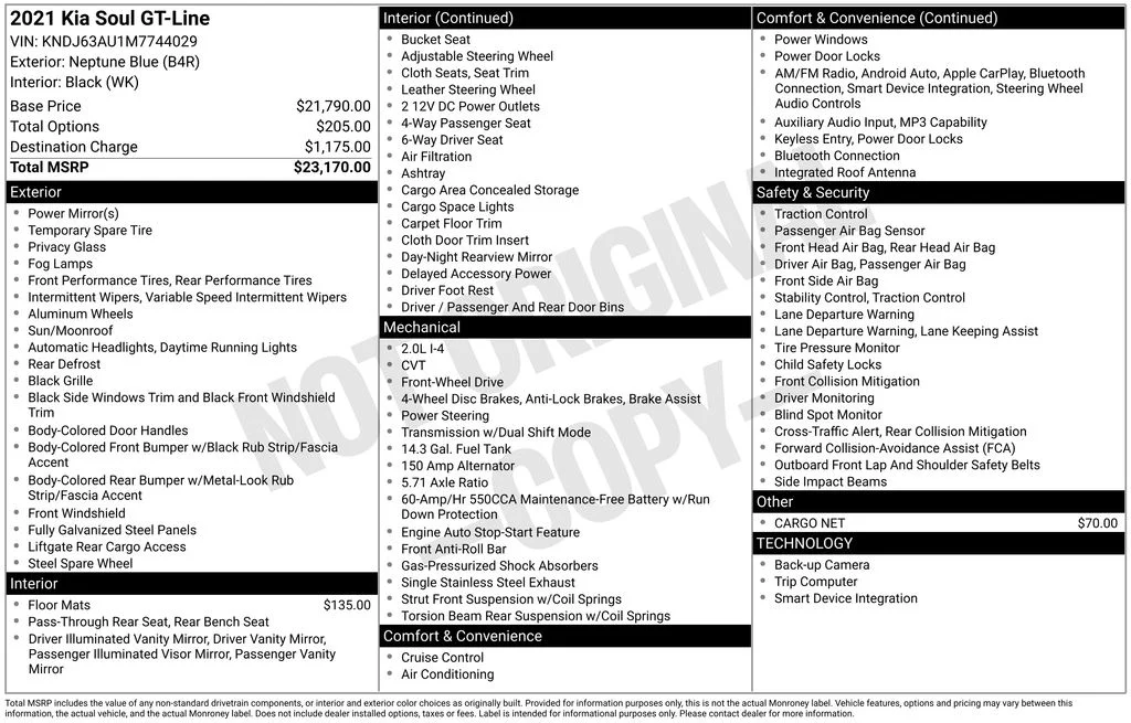 Certified Used 2021 Blue Kia GT-Line image 5