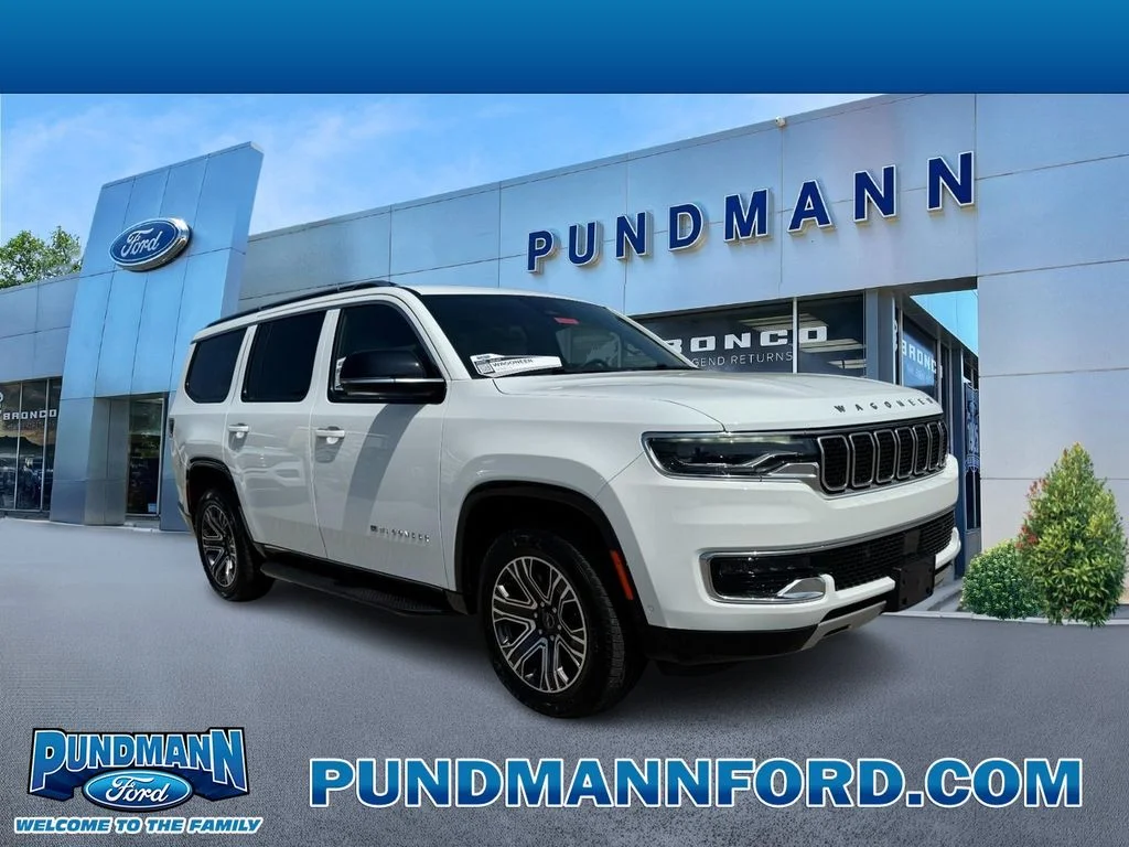 Used 2025 Bright White Clearcoat Jeep Series II image 1