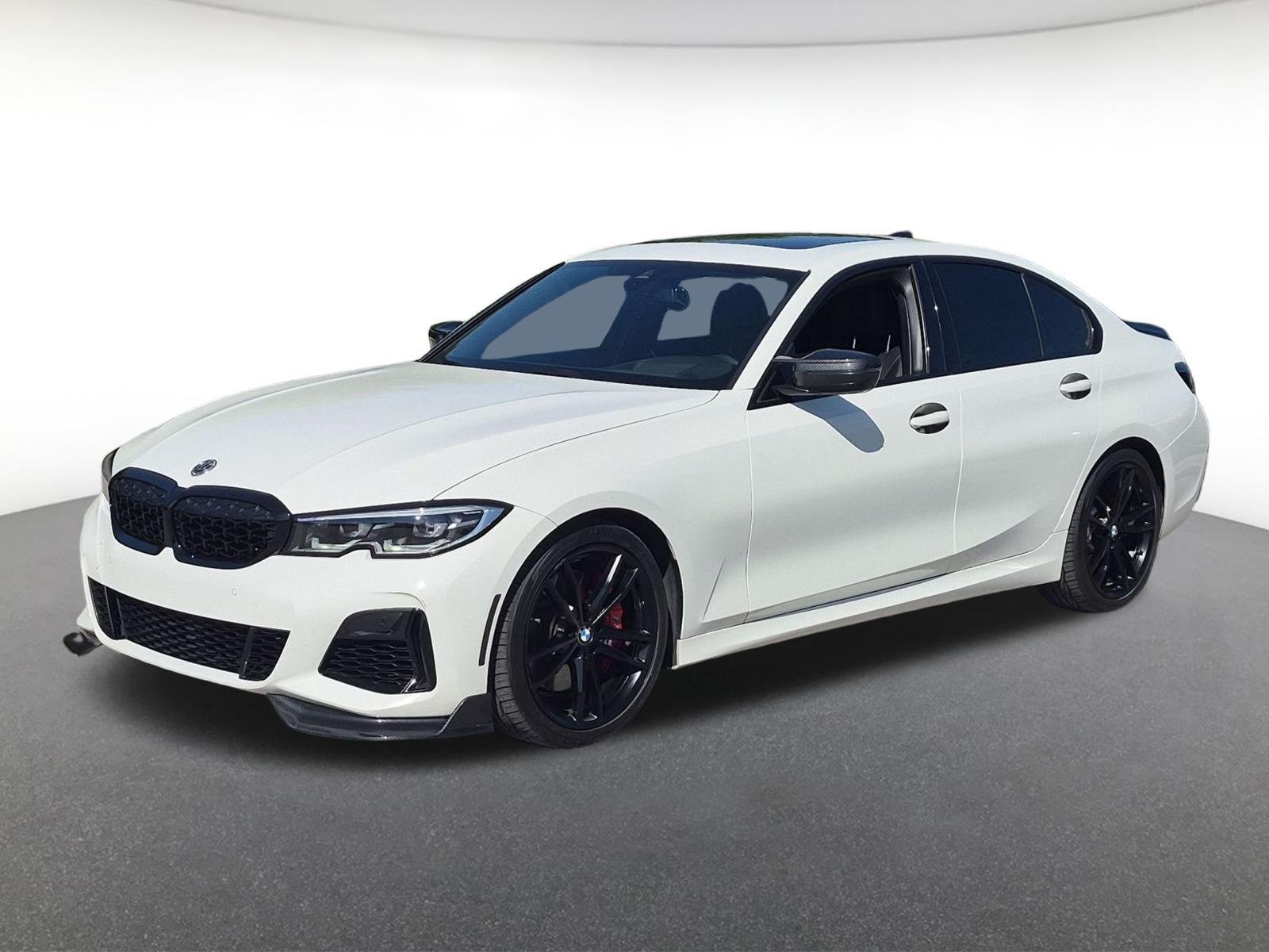 Used 2021 Alpine White BMW M340i image 1