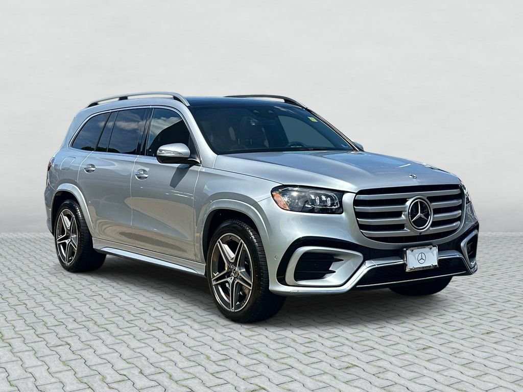 Certified Used 2025 Cirrus Silver Metallic Mercedes-Benz GLS 450 image 3