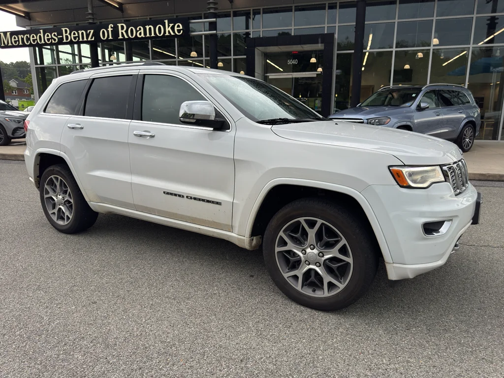 Used 2020 Bright White Clearcoat Jeep Overland image 1