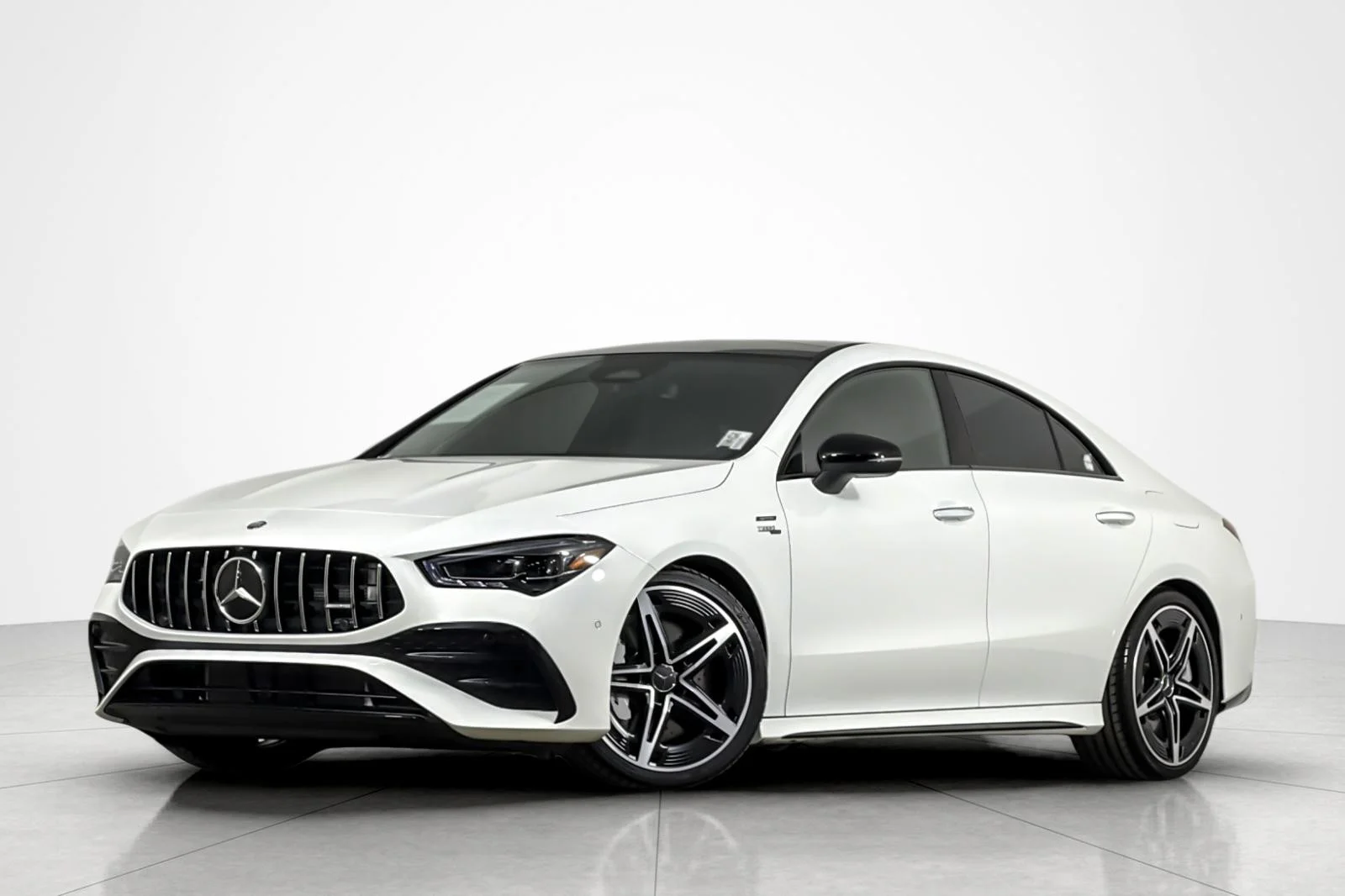 Used 2025 Polar White Mercedes-Benz AMG® CLA 35 4MATIC Coupe image 1