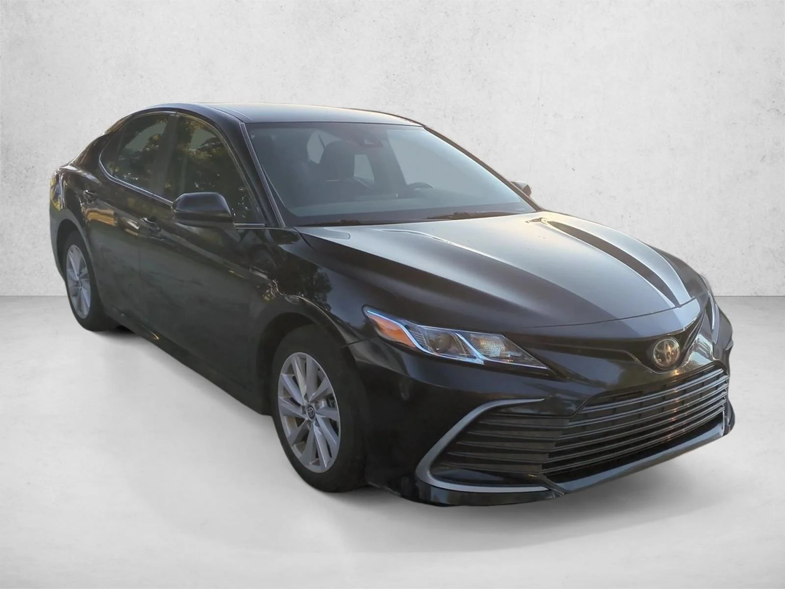 Used 2024 Midnight Black Metallic Toyota LE image 3
