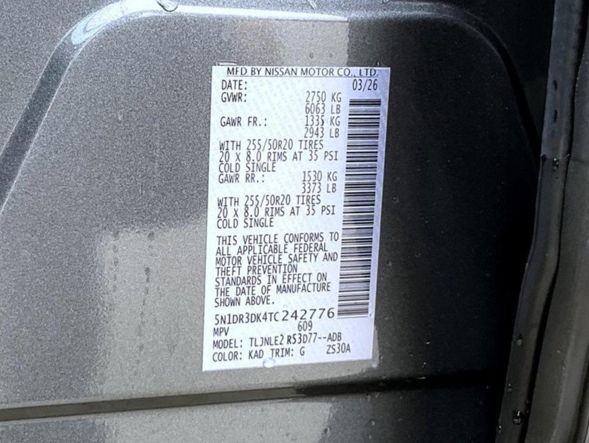 New 2026 Gun Metallic Nissan Platinum image 28