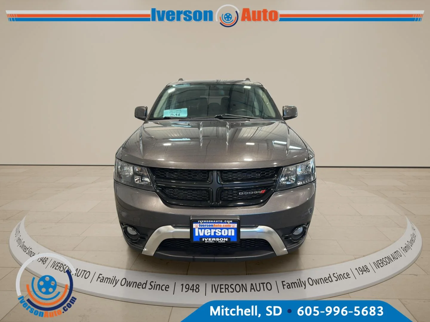 Used 2019 Dodge Journey Crossroad with VIN 3C4PDDGG0KT708848 for sale in Huron, SD