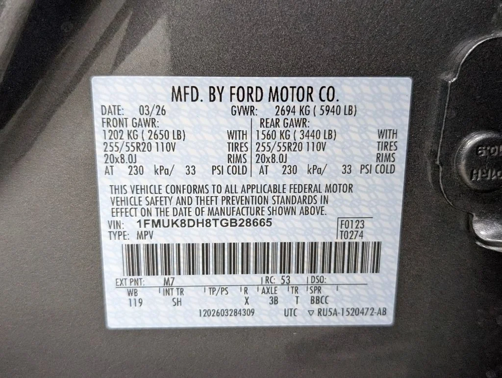 New 2026 Carbonized Gray Metallic Ford Active image 25