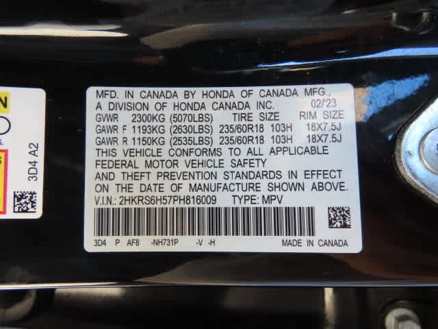 Certified Used 2023 Crystal Black Pearl Honda  image 28