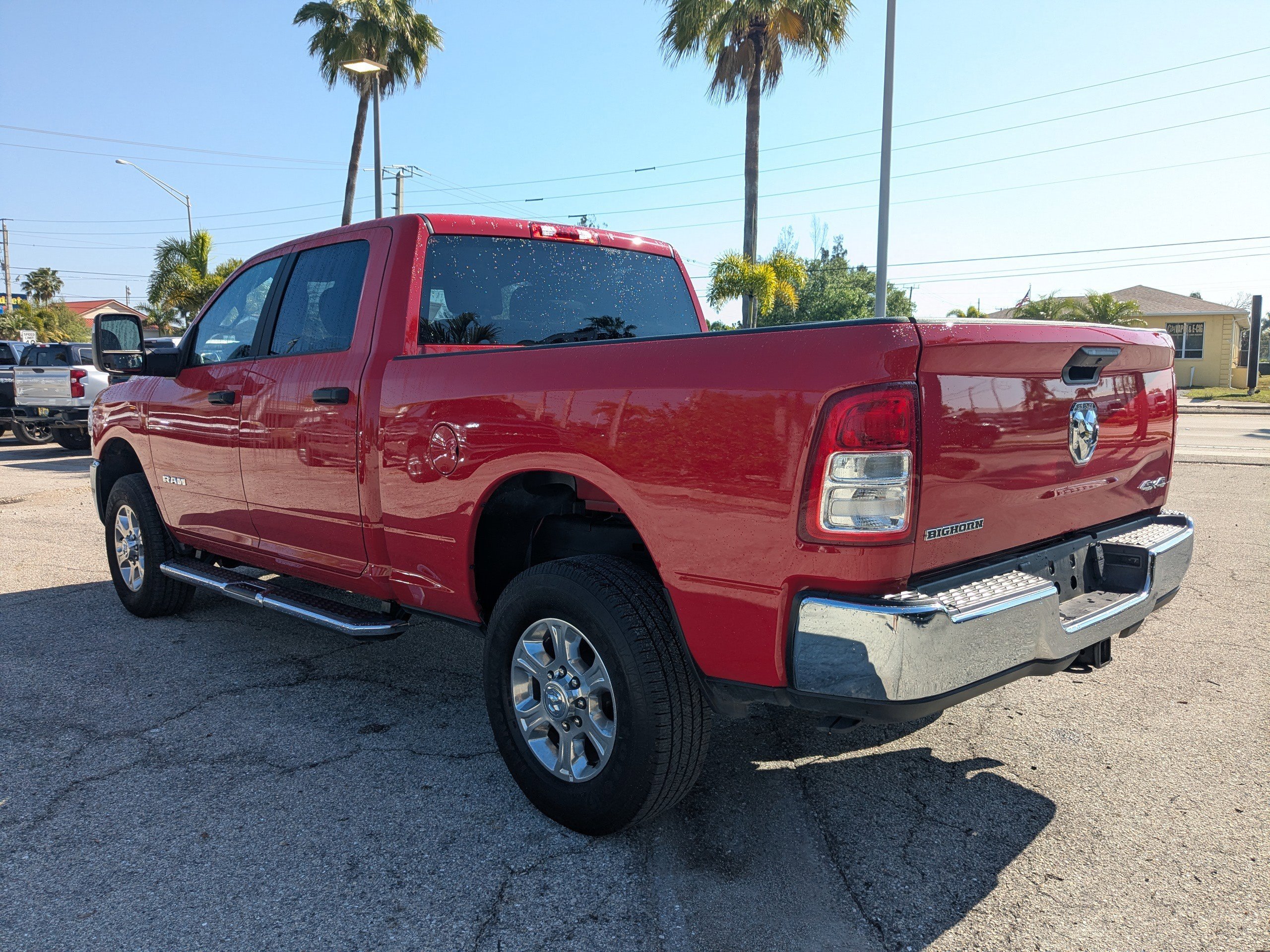 Used 2024 Flame Red Clearcoat Ram Big Horn image 6