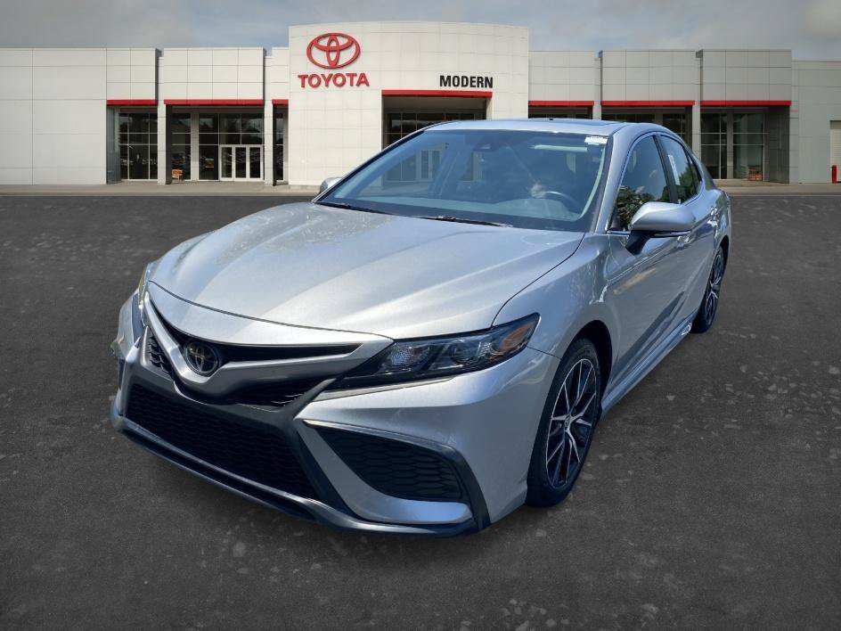 Used 2024 Celestial Silver Metallic Toyota SE image 1