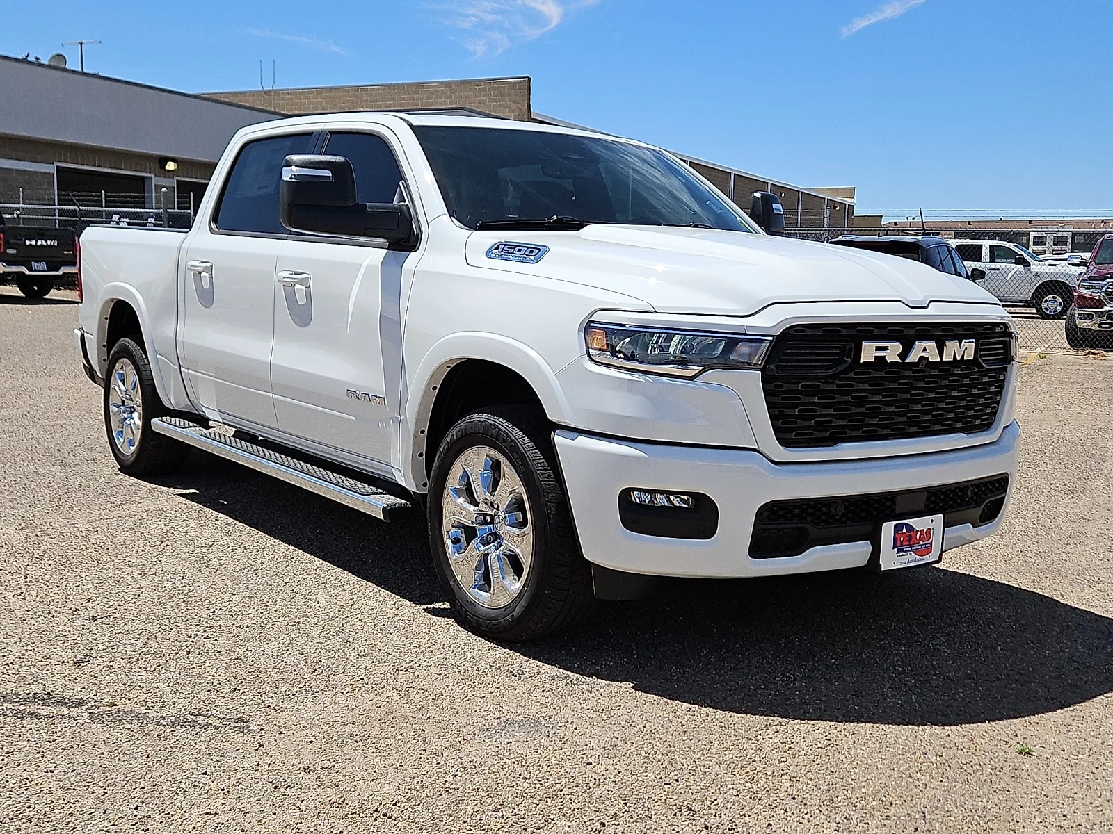 New 2026 PW7 Bright Whit Ram LONE STAR CREW CAB 4X4 5
