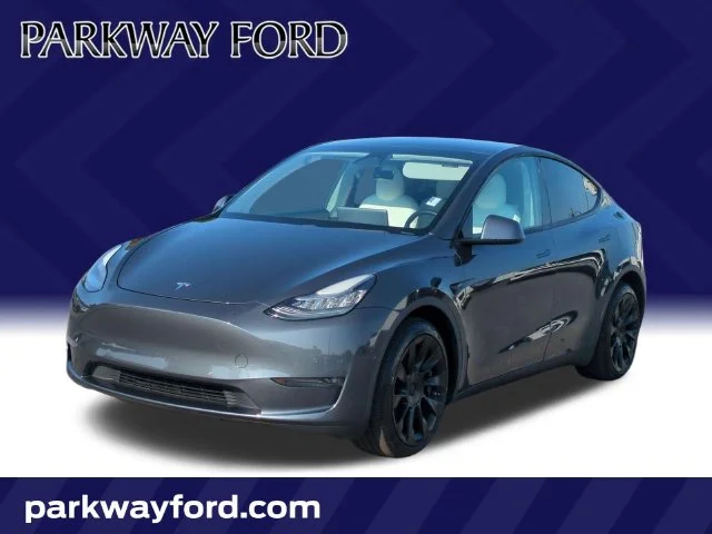 Used 2021 Gray Tesla Long Range image 1